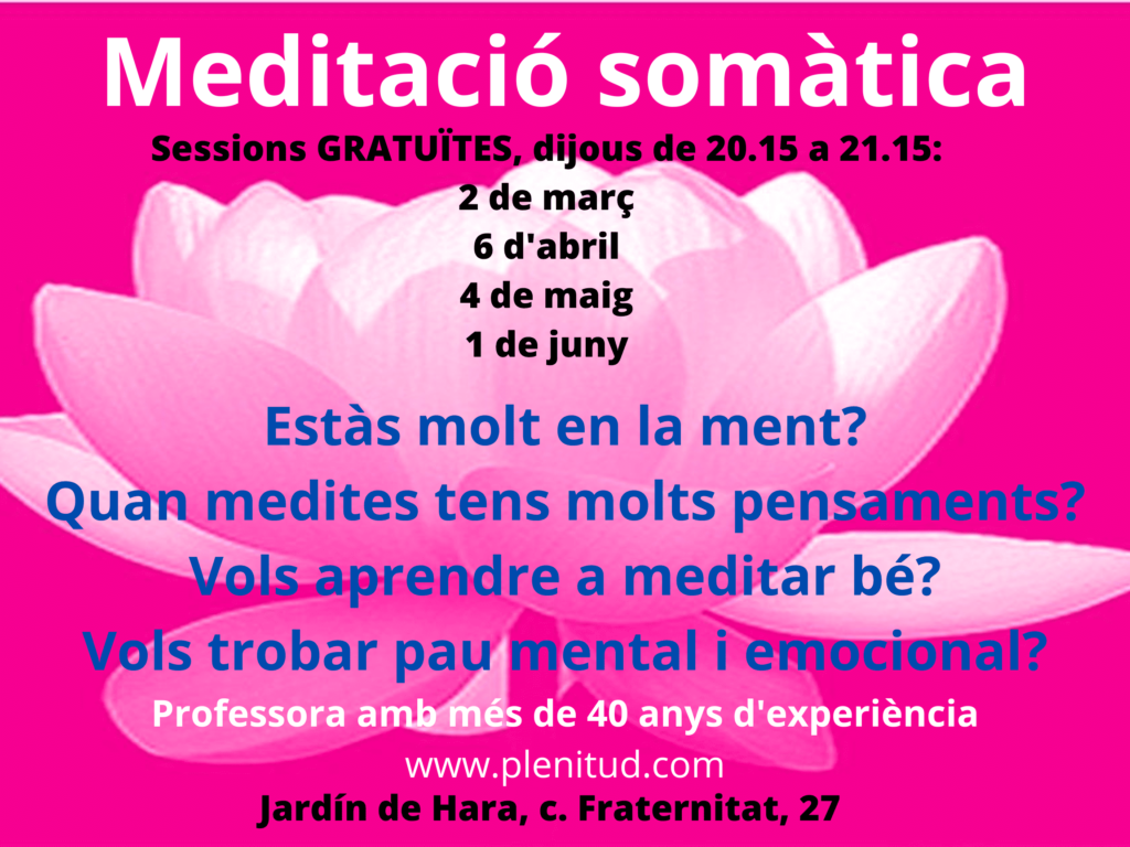 Sessions de meditació gratuïtes