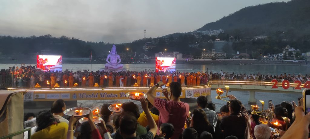 La cerimònia Ganga Aarti