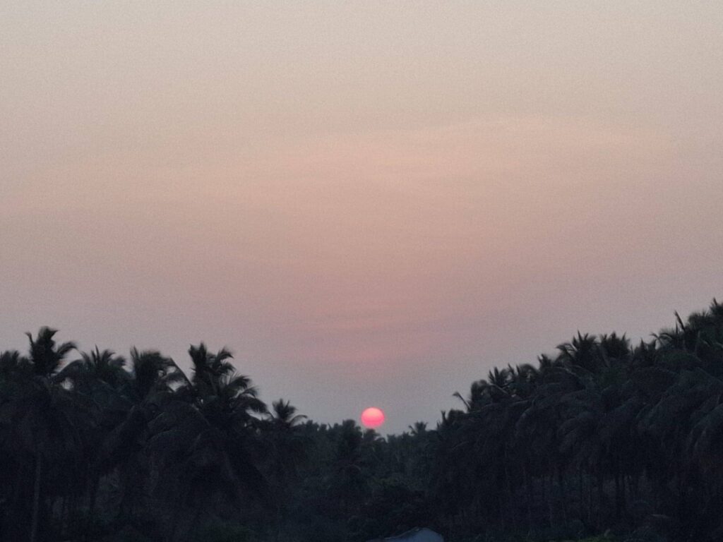 Sortida del sol a Saranya